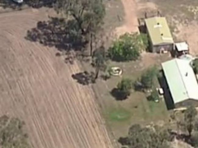 The Dunedoo property where the Stoccos were found. Source: TWITTER @9NewsSyd