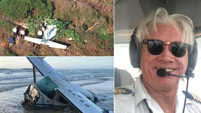 LUCKY: Air Fraser Island pilot Gerry Gletch is a master of lucky escapes, having survived multiple light plane crashes.