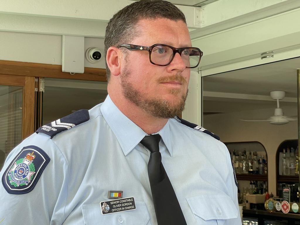 Senior Constable Oliver Gordon said he was humbled to be honoured for his work two years on from the incident. Photo: Fergus Gregg