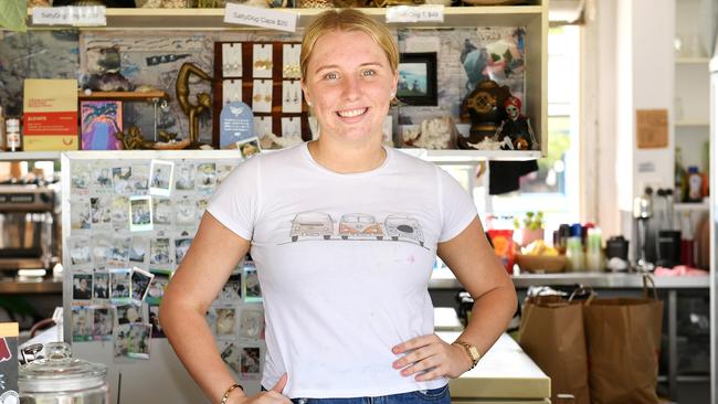 Townsville CBD resident Lilly Hannay plans to study a double degree so she can become a pilot. Picture: Shae Beplate.