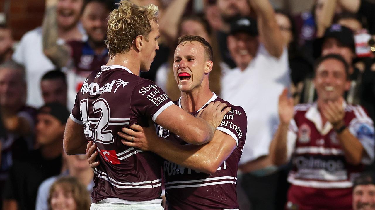 It was a great win for the Sea Eagles. Photo by Cameron Spencer/Getty Images