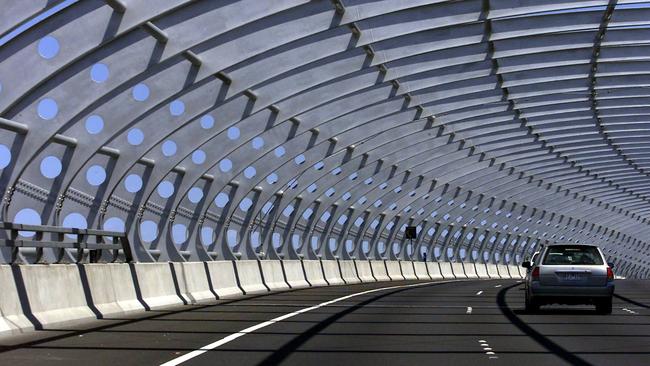 Transurban has milked close to $7 billion in revenue from motorists since the CityLink toll road opened. Picture: Richard Cisar-Wright