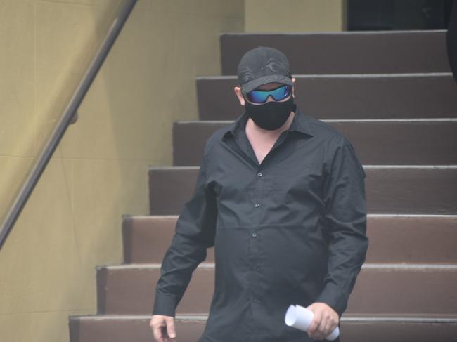 Justin Wayne Alderton faced Mackay Magistrate Court on drug-driving charges after he was allegedly involved in the car crash that killed Walter Newton in July, 2021. Picture: Matthew Forrest