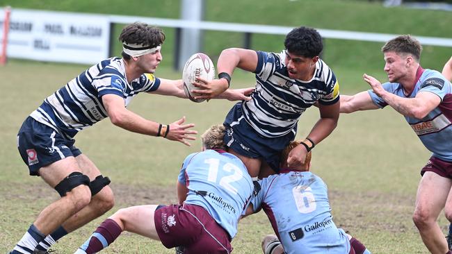 Vaiuta Latu. Colts 1 club rugby between Brothers and Norths Saturday May 25, 2024. Picture, John Gass