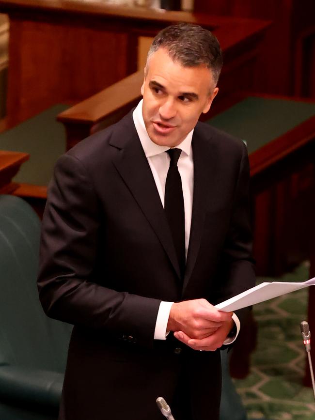 South Australian Premier Peter Malinauskas. Picture: Kelly Barnes