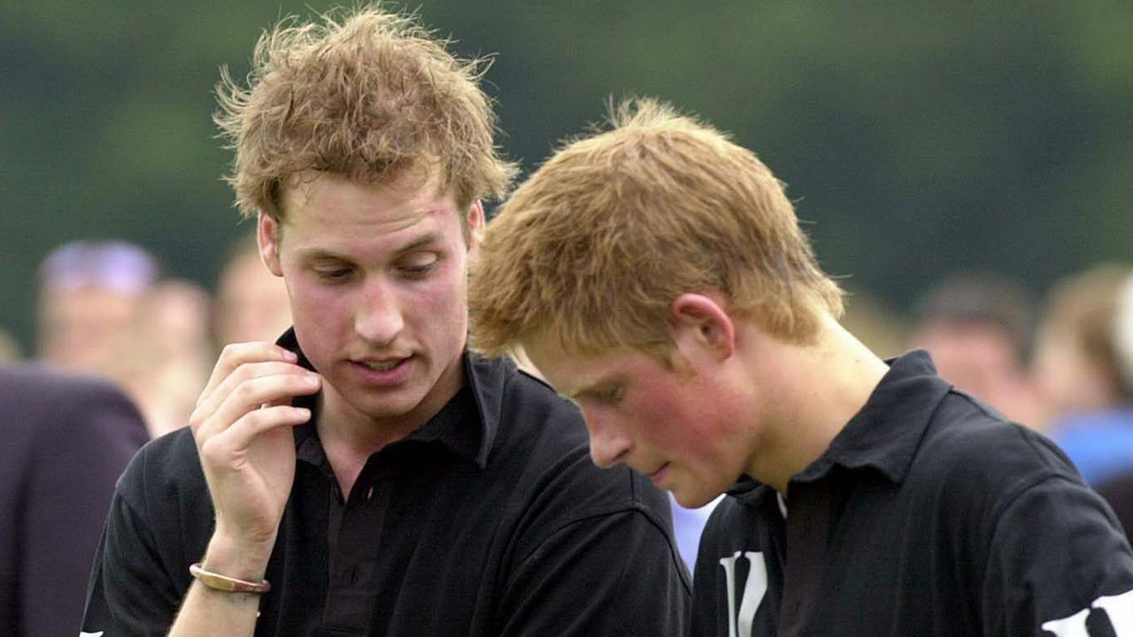 Prince William and Prince Harry in 2003. Picture: EPA Photo/PA/Dave Jones