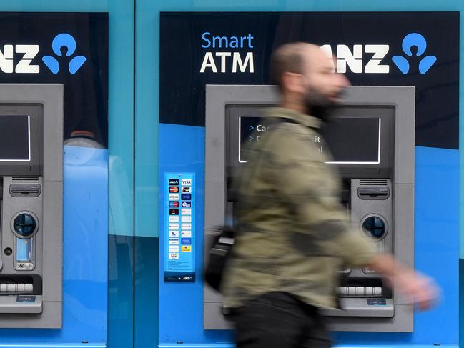 SYDNEY, AUSTRALIA - NCA NewsWire Photos AUGUST, 12, 2020: Generic view of an ANZ bank in Sydney. Picture: NCA NewsWire/Bianca De Marchi