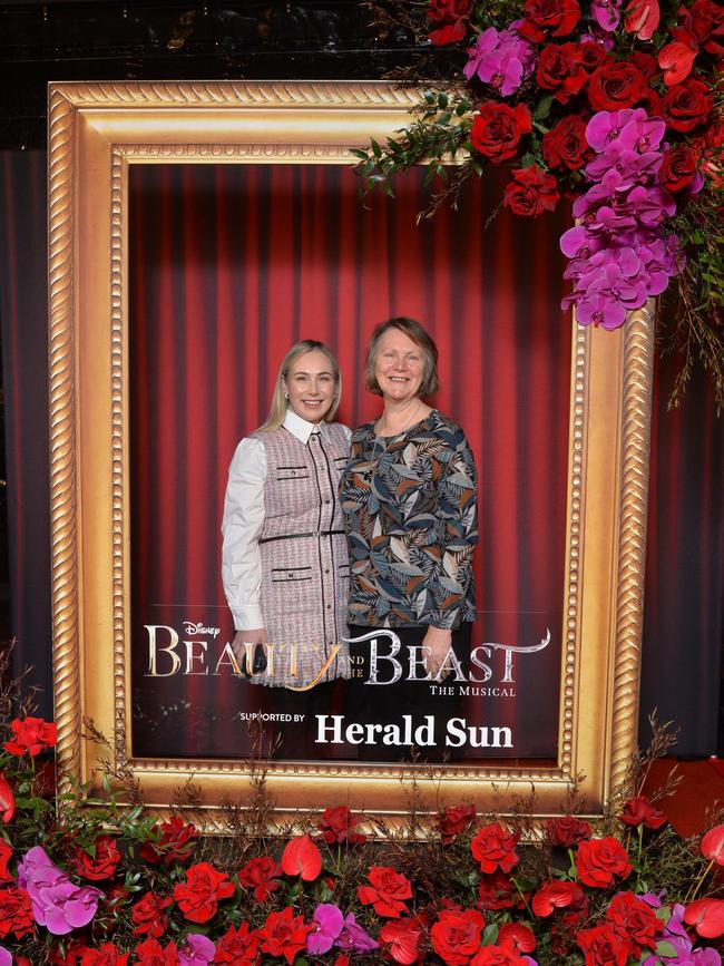 Opening night: Beauty and The Beast at Her Majestys Theatre, Melbourne. Picture: Josie Hayden