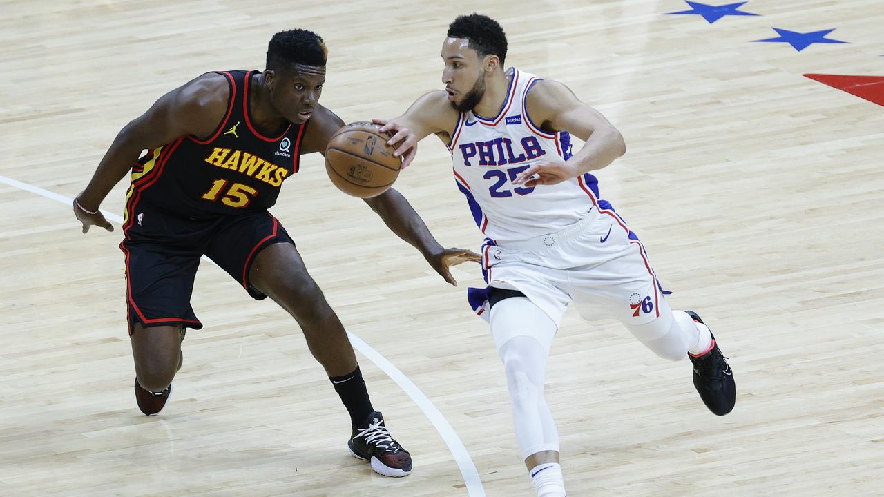 Boomers legend Andrew Bogut has called on Ben Simmons to make a call on his Tokyo Olympic commitment and stop “dangling the carrot” with false hope. Photo: Tim Nwachukwu/Getty Images.