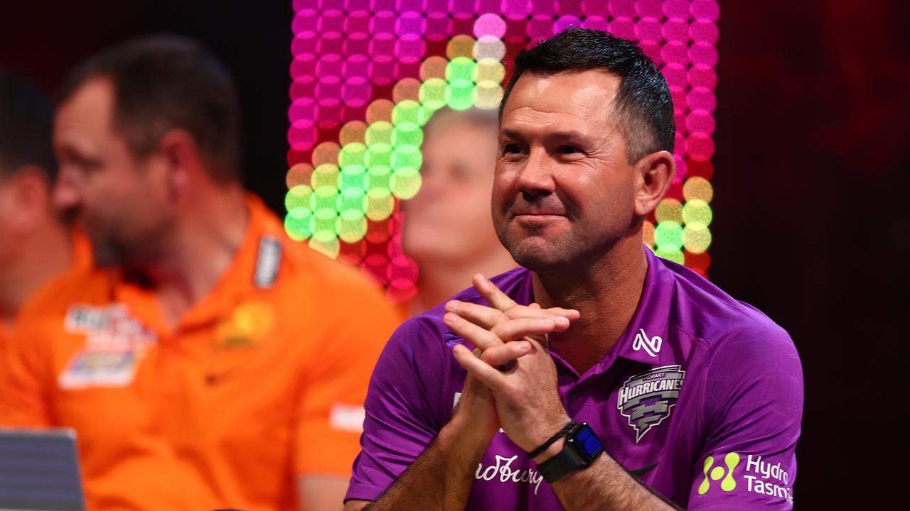 Ricky Ponting said he was pleased with his selections as the Hobart Hurricanes went heavy on Pakistan players. Photo: Getty Images