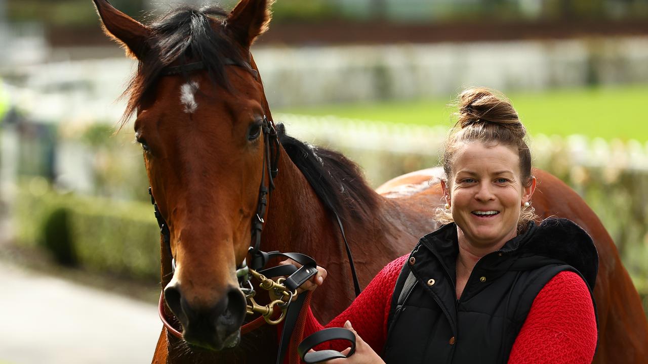 Leah Gavranich has a “special bond” with Know Thyself, which helped bring out his talent. Picture: Jeremy Ng/Getty Images