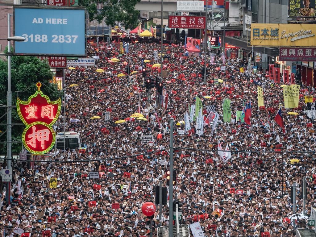 Over a million people in Hong Kong took to the streets to protest the bill.