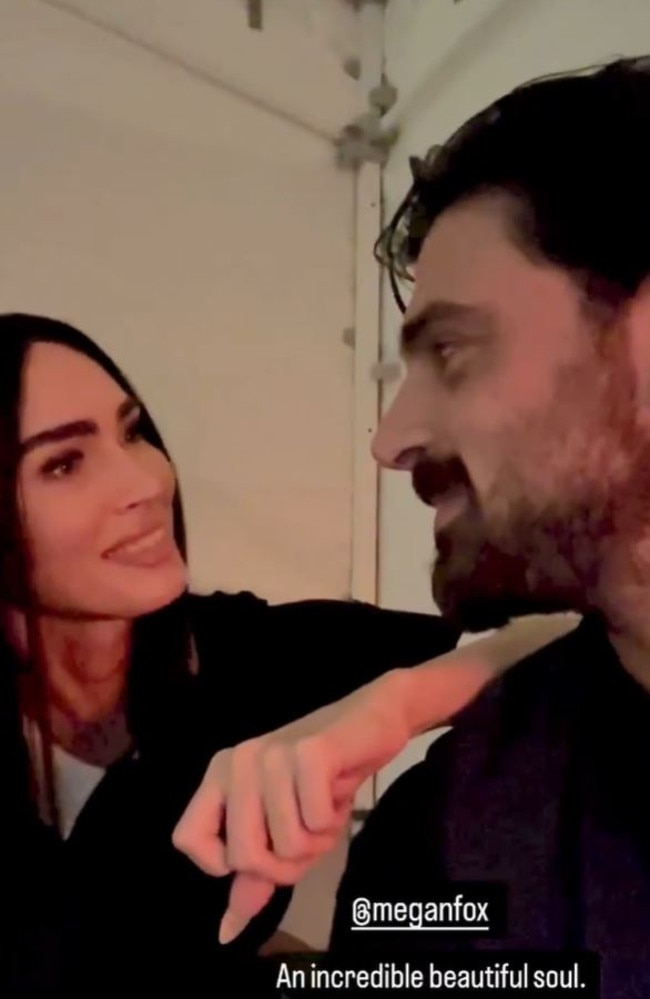 Co-star Megan Fox and Michele Morrone appear flirty in resurfaced video.