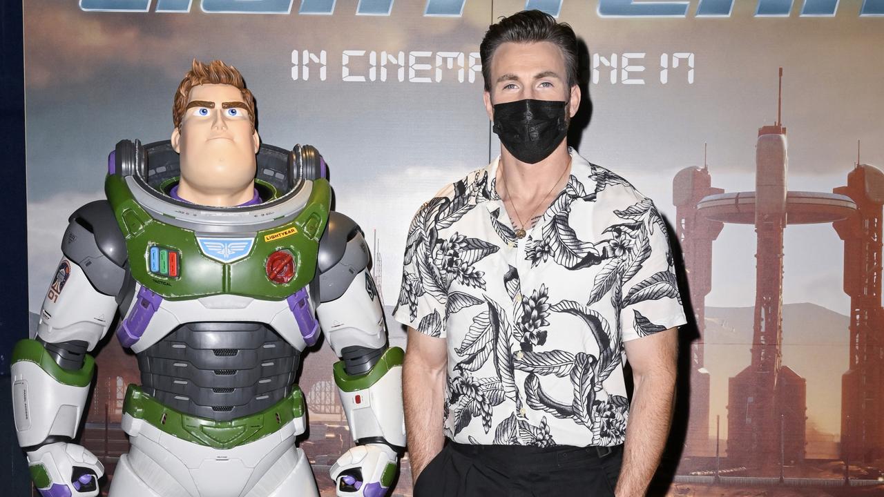 Chris Evans at a pre-screening of Disney and Pixars' Lightyear on June 13 in London. Picture: Gareth Cattermole/Getty Images for Walt Disney Studios Motion Pictures UK