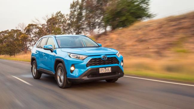 The Toyota RAV4 Hybrid, the 2019 News Corp Car of the Year. Picture: Thomas Wielecki