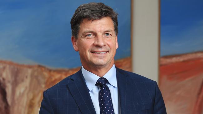 Energy Minister Angus Taylor will release the gas plan on Friday and commit more than $58m to fast-track key gas projects in Victoria and NSW. Picture: John Feder