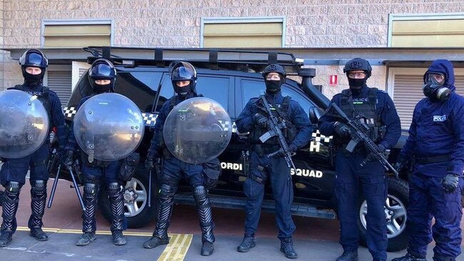 Police Public Order and Riot Squad.