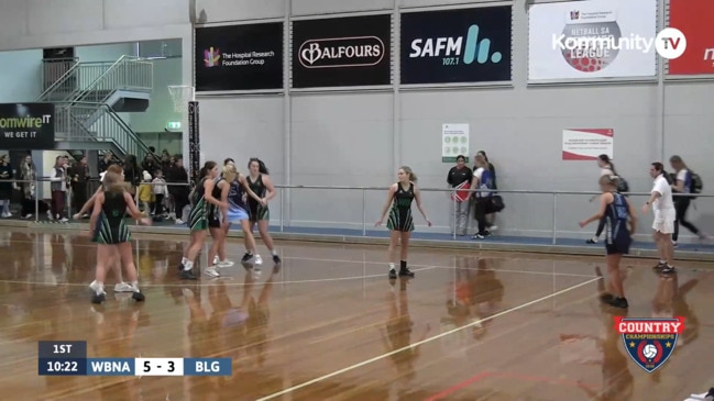 Replay: Netball SA Country Championships - Western Border v Barossa Light & Gawler (U17A)