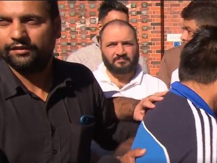 The father of five-year-old Hiyaan Kapil spoke to media outside the church where his son was farewelled.