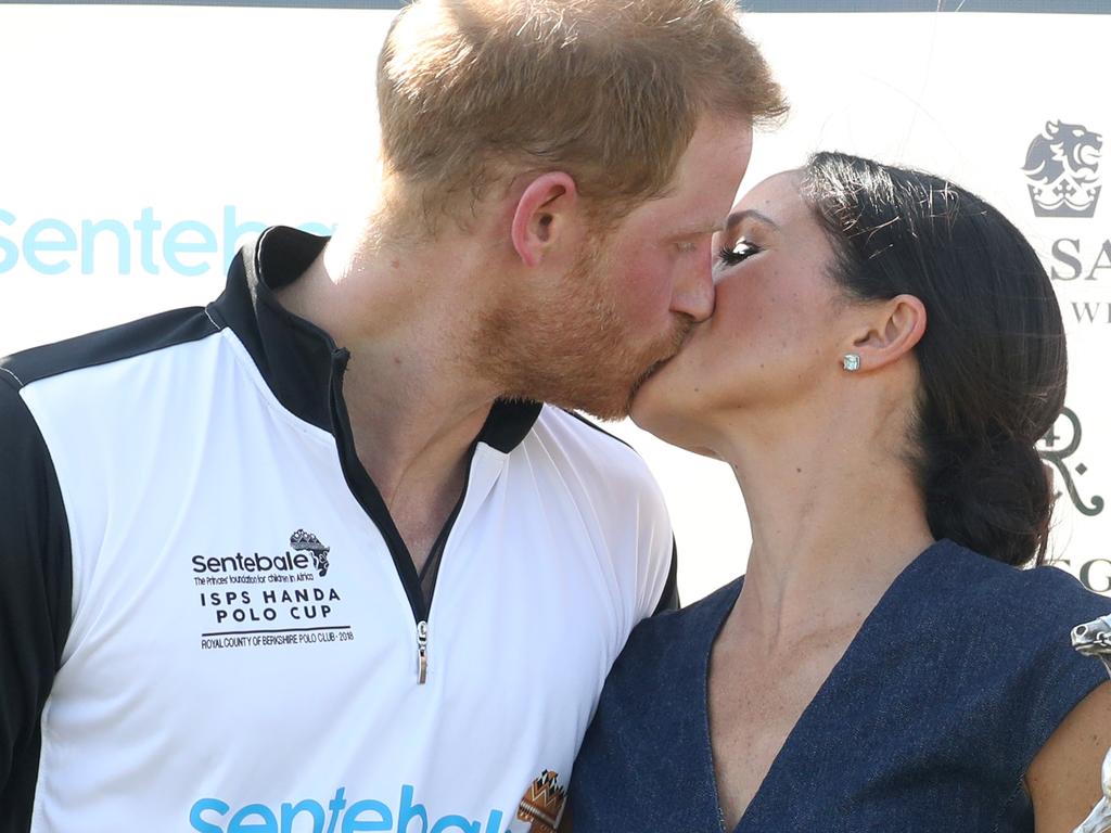 Meghan and Prince Harry are spending two days with their newborn baby before they are due to emerge for a family photo tomorrow. Picture: Chris Jackson/Getty Images