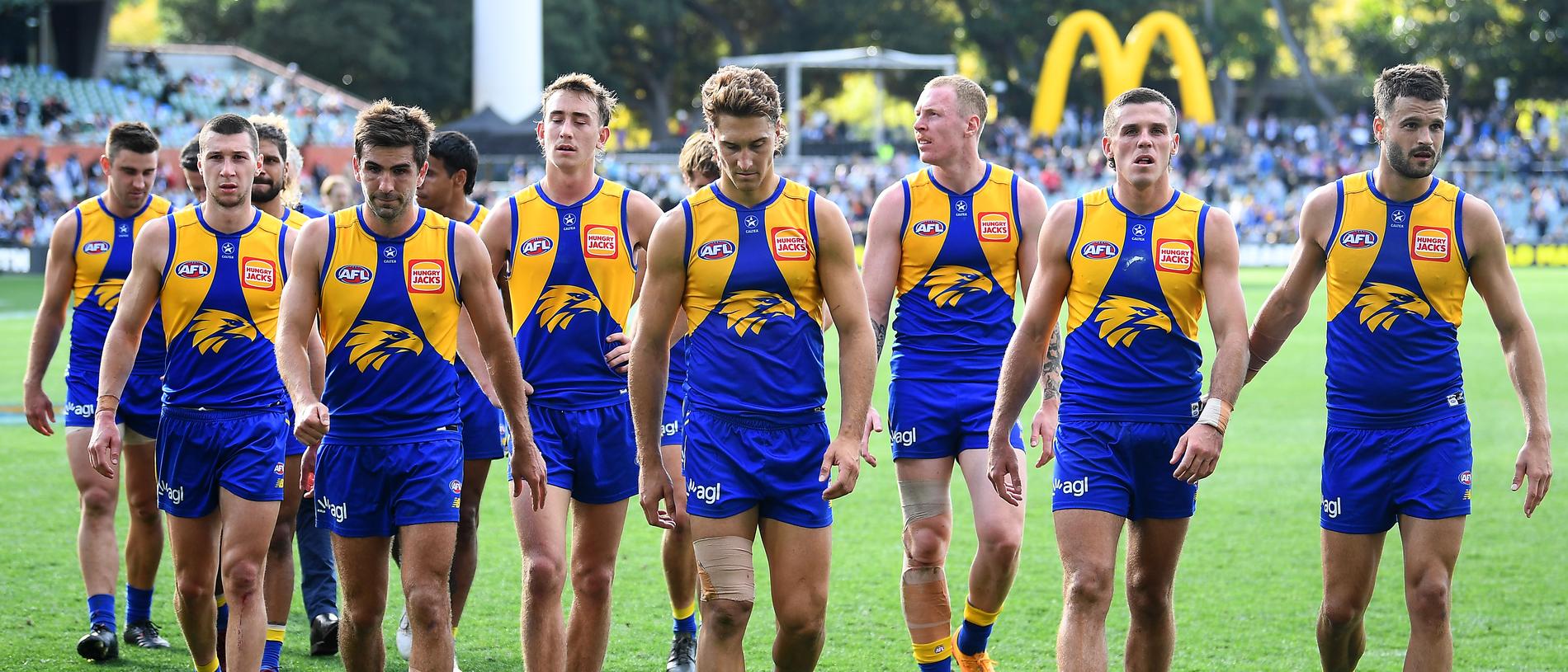 The West Coast Eagles were decimated with an injury-crisis and