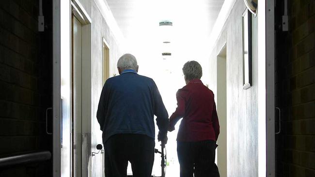 A woman has paid tribute to staff at a Sunshine Coast aged care centre who are looking after her mother. Picture: Patrick Gorbunovs