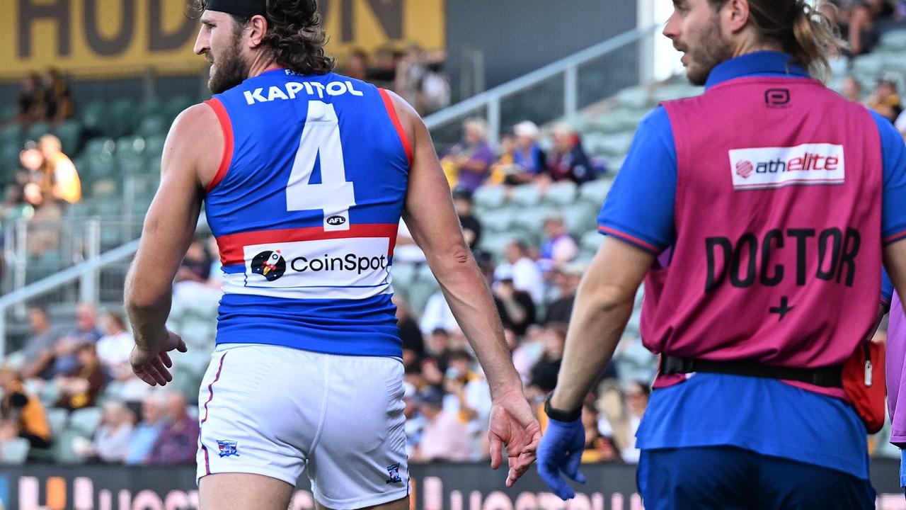 Bulldogs skipper’s worrying injury update