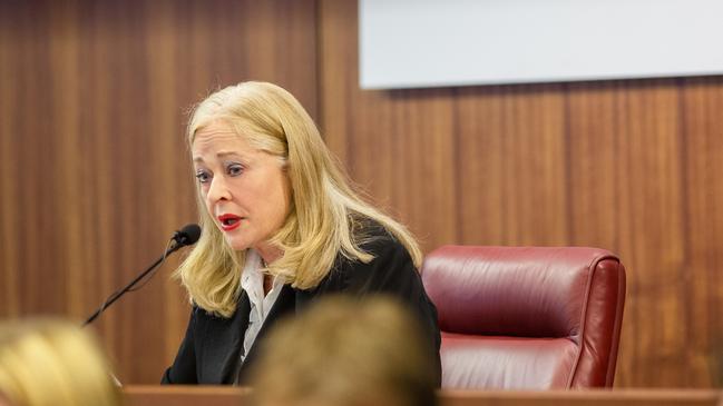 Margaret McMurdo at the royal commission. File image