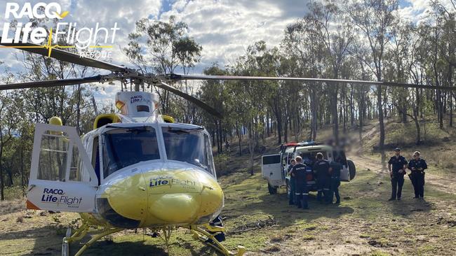 The Sunshine Coast based RACQ LifeFlight Rescue helicopter has attended three incidents in three days with dirt bike riders being having to be airlifted to hospital.