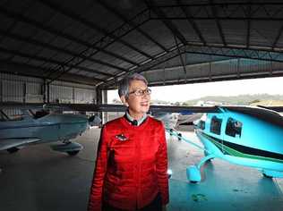 SUPPORT: Lismore mayor Jenny Dowell is proud of the Aero Club which attracts a large number of planes every year. Picture: Marc Stapelberg