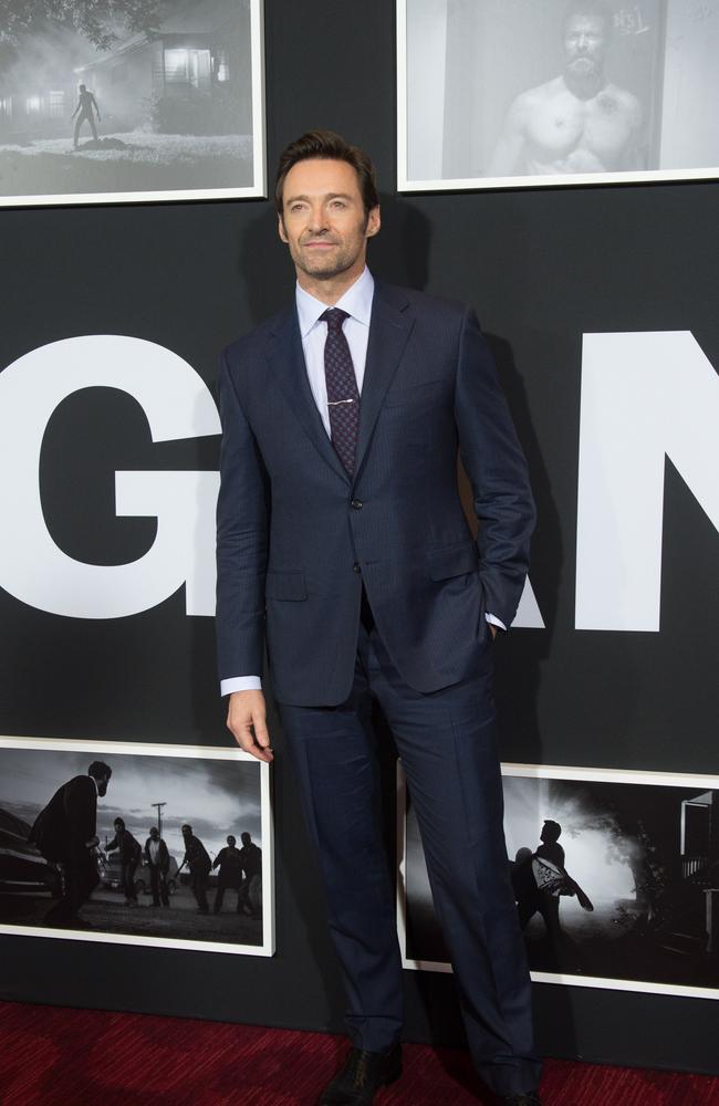 Hugh Jackman at the New York premiere of Logan.