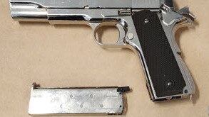 Stolen firearms found in Warren. Photo: NSW Police.