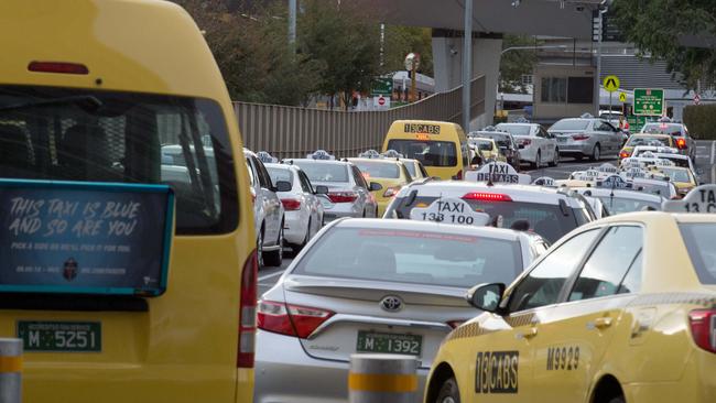 Traffic congestion at Melbourne Airport could soon be a thing of the past. Picture: Jay Town