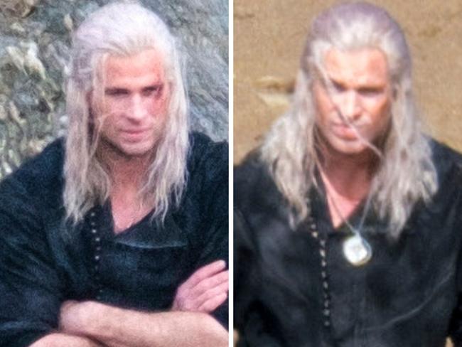 Liam Hemsworth on-set of Netflix series 'The Witcher'.