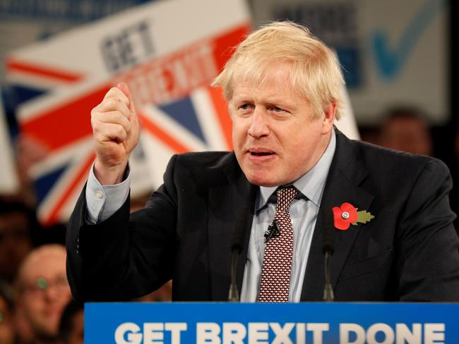 Britain's Prime Minister Boris Johnson in November. Picture: Adrian Dennis/ AFP