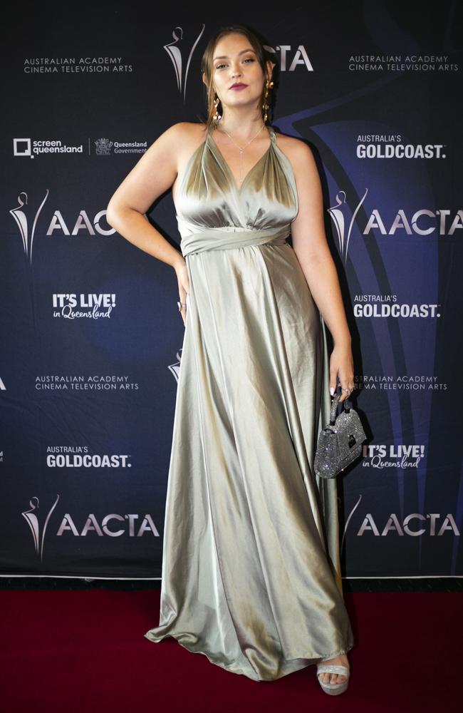 Nina Hazael at AACTA Oscars Screening at the Home of the Arts, Gold Coast. Picture: Jessie Jean