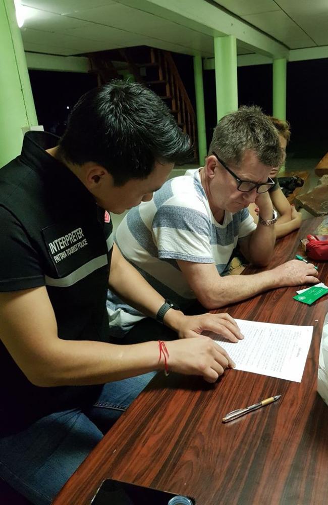 Steven Brett Hovi is understood to have refused to tell police whereabouts in Australia he comes from. Picture: Pattaya Eastern News