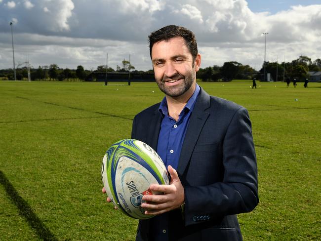 Kiwi Andrew Hore, the Waratahs’ chief executive at the team’s new Daceyville home. Picture: Joel Carrett