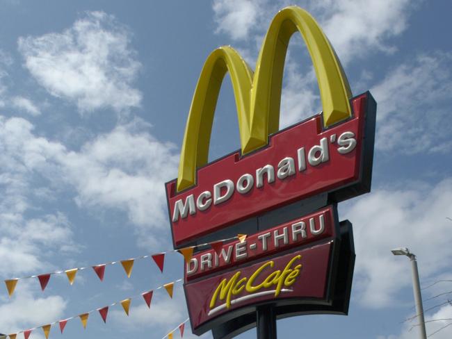 McDonald’s was the scene of an alleged coward punch attack. Picture: Danielle Butters