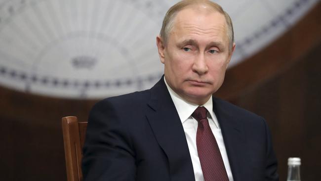 Russian President Vladimir Putin. Picture: AP.