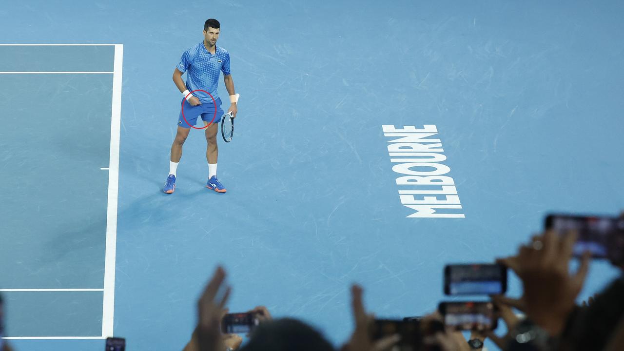 Novak Djokovic menjelaskan perayaan, menunjuk alat kelamin setelah memenangkan final, lucu, konferensi pers, berita