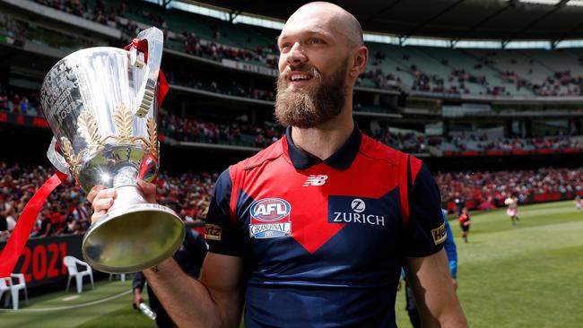 Max Gawn wants to win the flag on the MCG, in front of Demons’ fans. Picture: AFL Photos/Getty Images