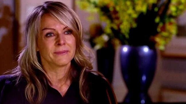 A still from Lorna Jane Clarkson’s appearance on 60 Minutes in 2015. Picture: Channel 9