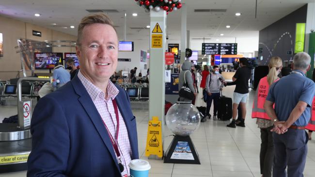 Gold Coast Airport CEO Chris Mills. Picture Glenn Hampson