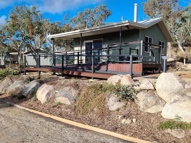 Nestled in the Glen Aplin hills sits the newly constructed wheelchair accessible cabin at Glen Lough Cabins. Photo: Glen Lough Cabins.