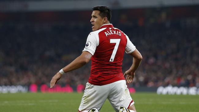 Arsenal's Chilean striker Alexis Sanchez.