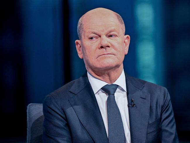 German Chancellor Olaf Scholz suffered a “bitter” defeat in the elections. Picture: AFP