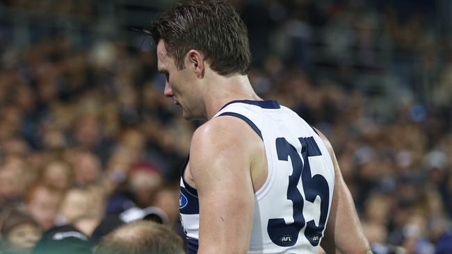 Patrick Dangerfield’s fitness has been a major talking point this week. Picture: Darrian Traynor/AFL Photos/Getty Images.