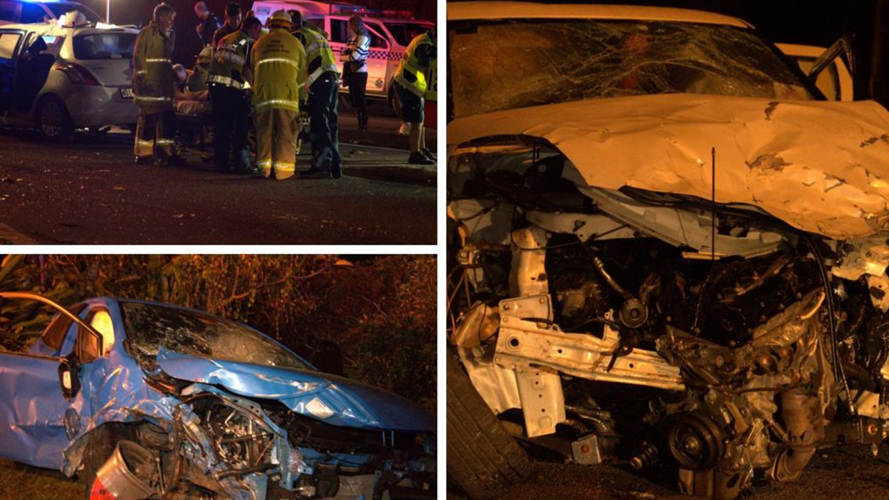 Police hunt continues for pair after stolen car crash