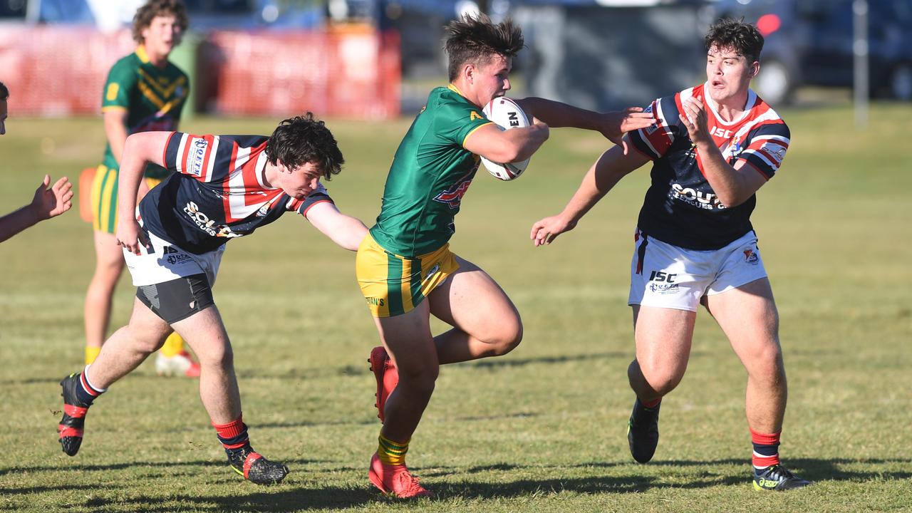 Coby Williamson, pictured in action with St Brendan’s College, has impressed at the Capras’ pre-season training.